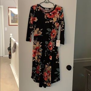 Long sleeve floral dress